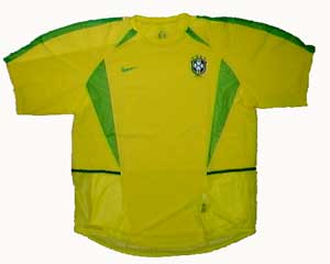 ブラジル代表２００２ ホーム ゲームシャツ サッカー ユニフォーム